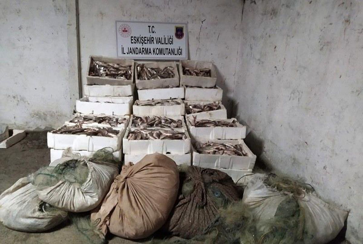 Kaçak balık avcılarına 31 bin 320 TL para cezası