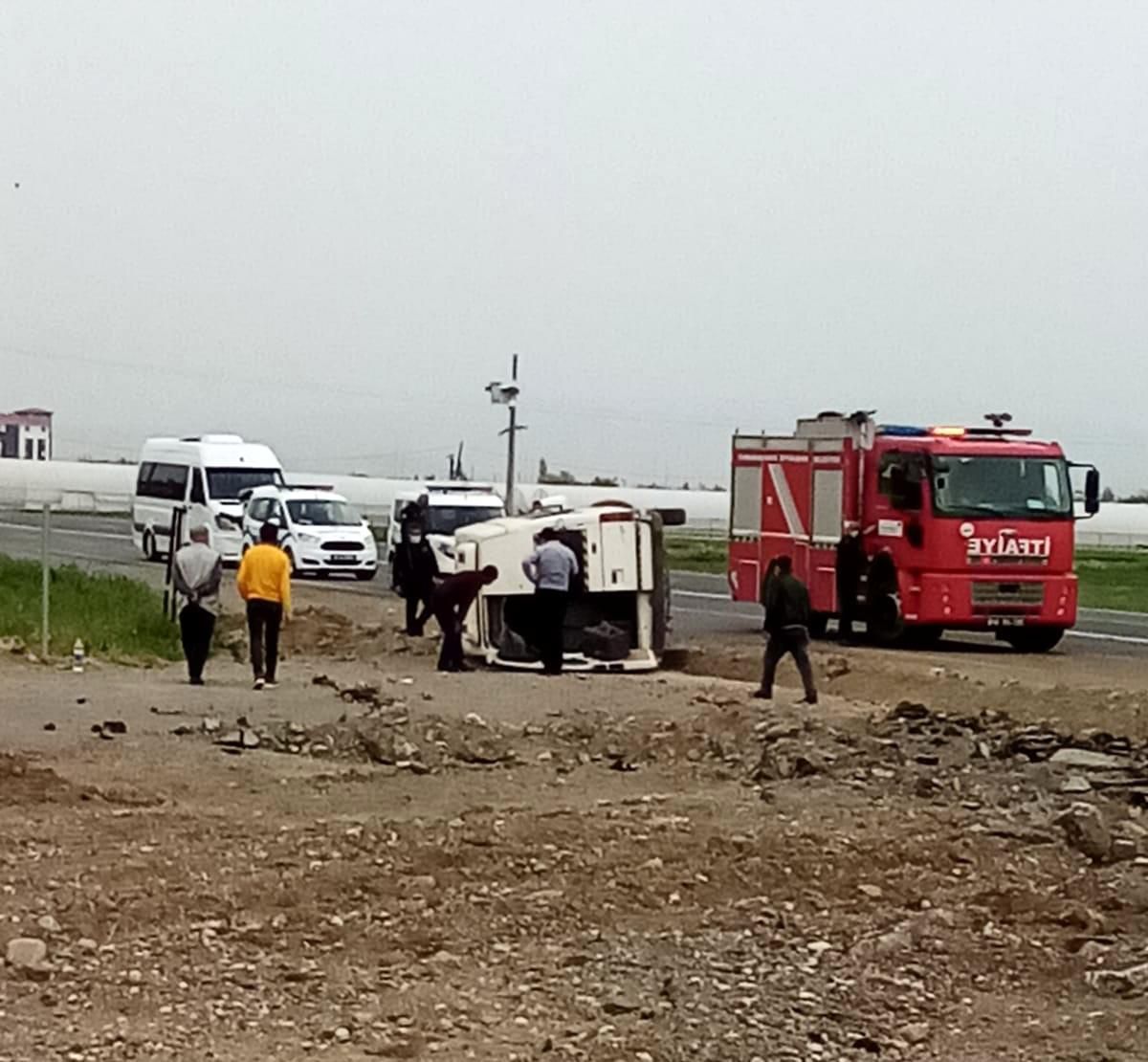 Kahramanmaraş\'ta trafik kazası: 5 yaralı
