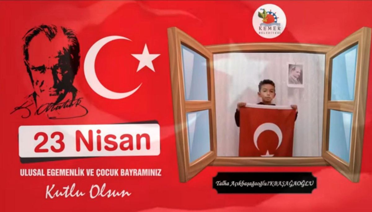 Son dakika haber! Kemer Belediyesi çocukların bayramını sosyal medya üzerinden kutluyor