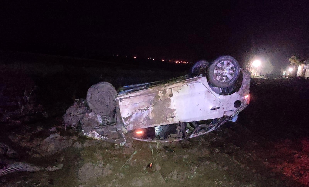 Kontrolden çıkan otomobil tarlaya uçtu: 1 yaralı
