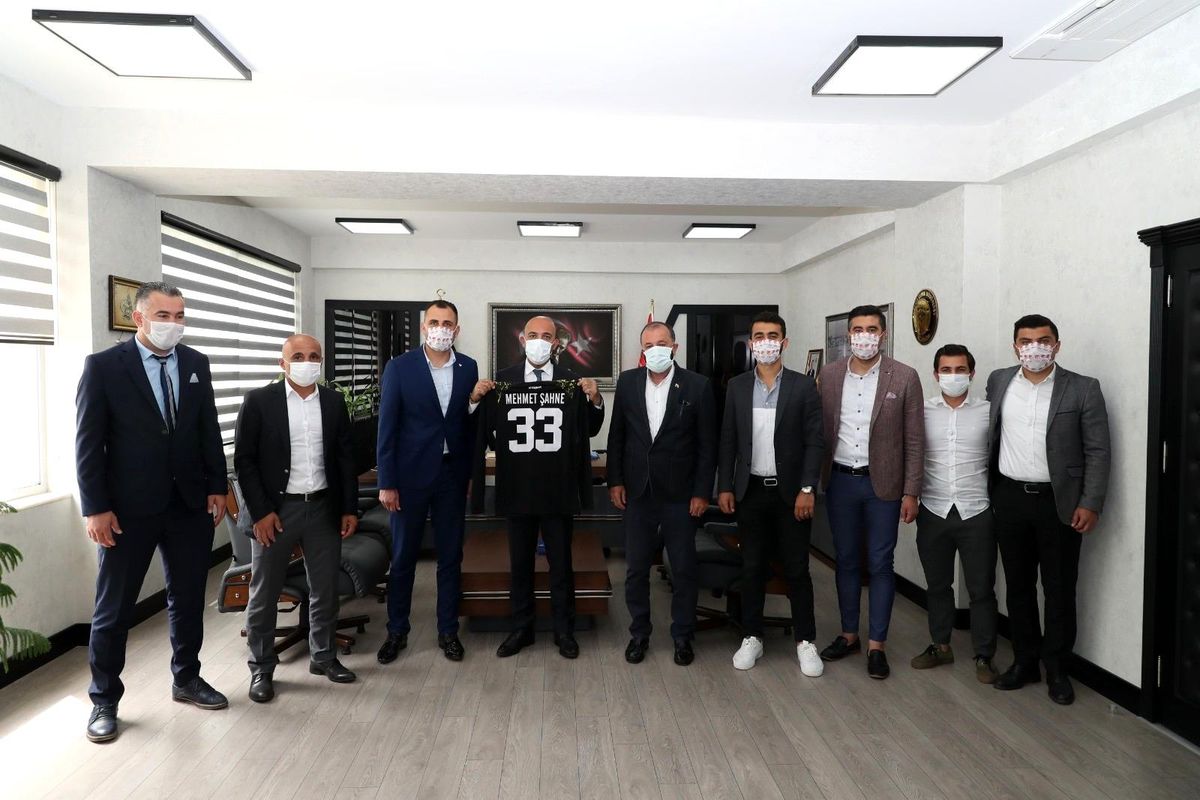 Mersin Emniyet Müdürü Şahne\'ye ziyaret