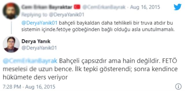 Aile Bakanlığı'na atanan Derya Yanık'ın Bahçeli için kullandığı ifade MHP'lileri kızdıracak