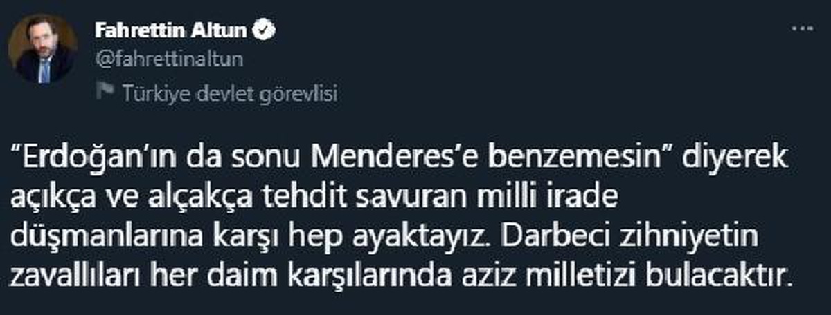 Altun: Özlediğiniz o günleri çok beklersiniz