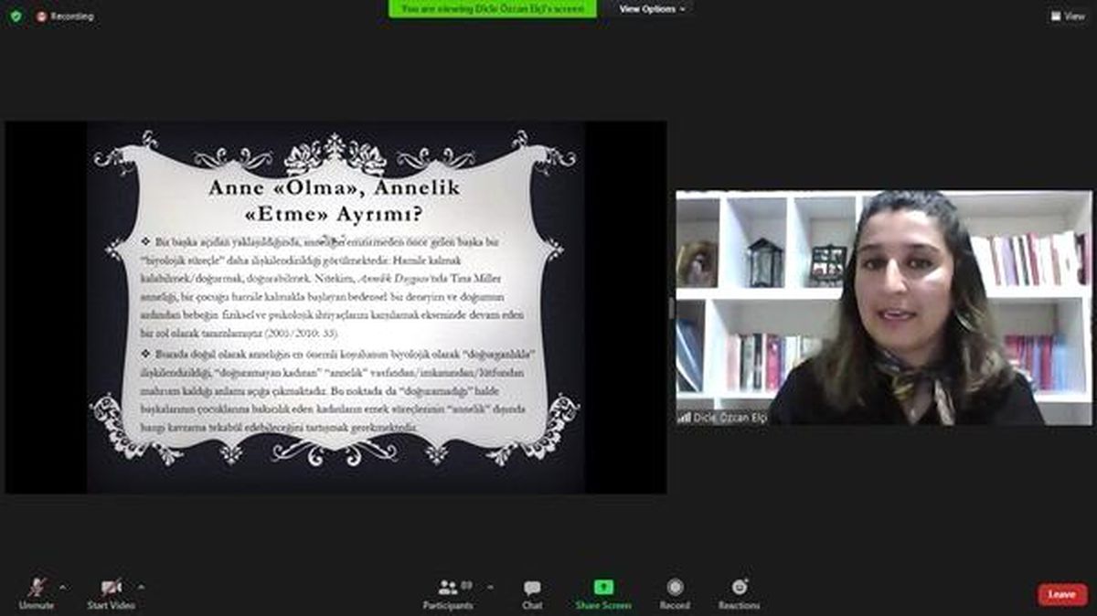 "Anne Olamamanın Fenomenolojisi" başlıklı söyleşi gerçekleştirildi