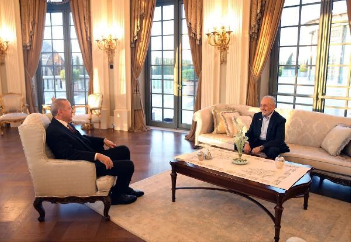 Cumhurbaşkanı Erdoğan, SP Yüksek İstişare Kurulu Başkanı Asiltürk\'le iftarda bir araya geldi