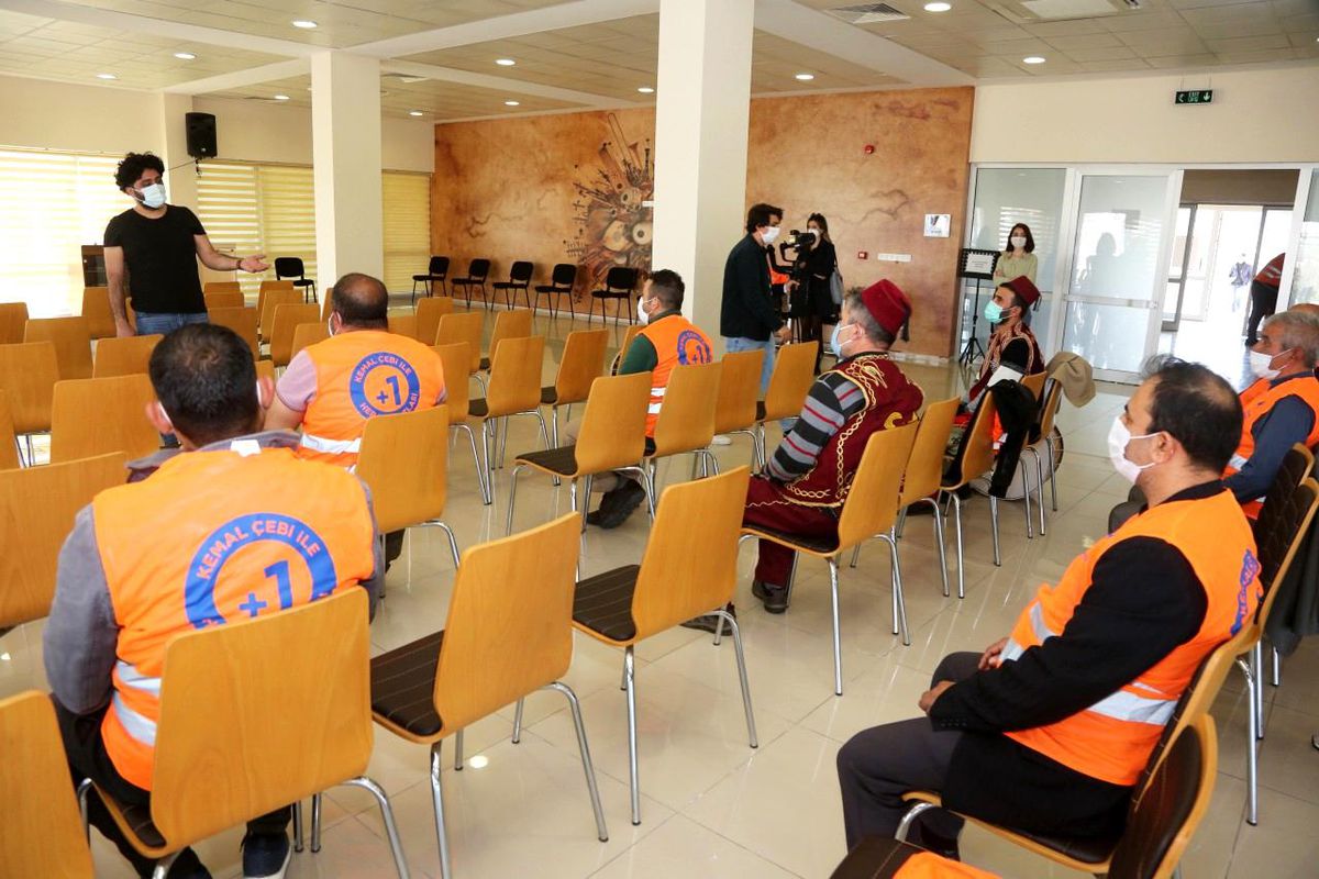 Küçükçekmece\'nin Ramazan davulcularına ritim eğitimi