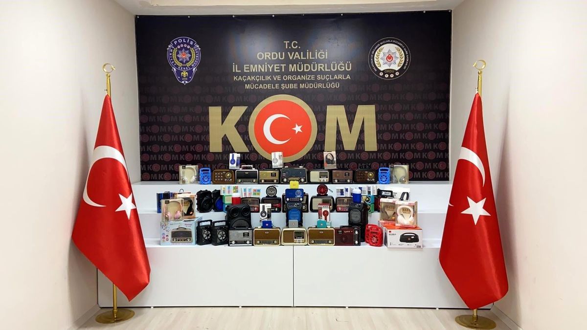Son dakika! Ordu\'da kaçak cep telefonu operasyonu
