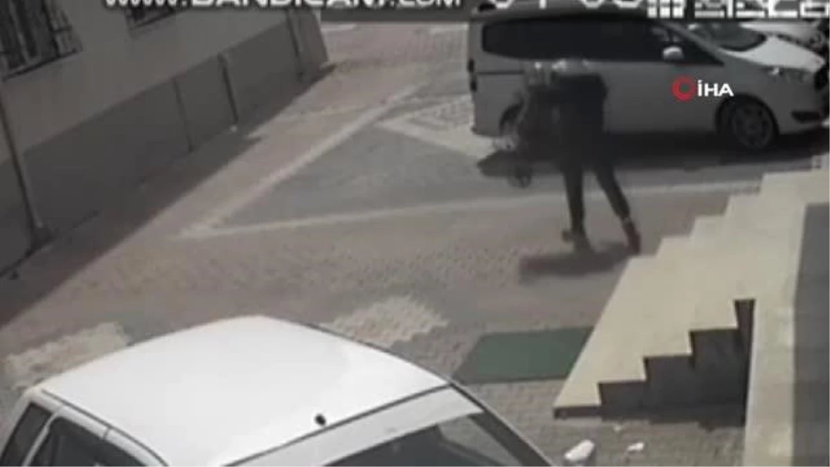 Osmaniye\'de bebek arabası hırsızlığı kamerada