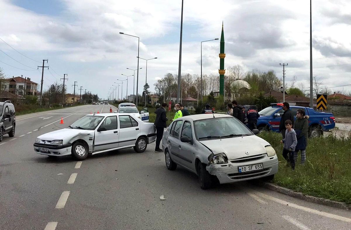 Samsun\'da trafik kazası: 1 yaralı
