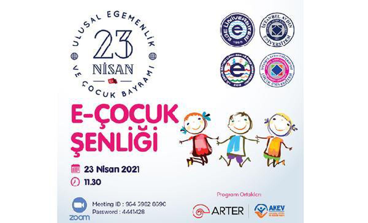23 Nisan \'E-Çocuk Şenliği\'nde kutlanacak