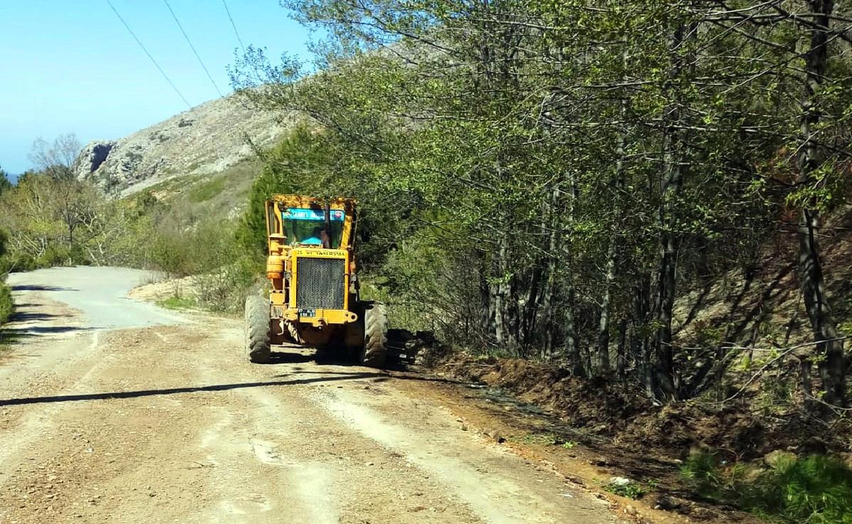 Alanya\'da yayla yollarında bakım çalışması başlatıldı