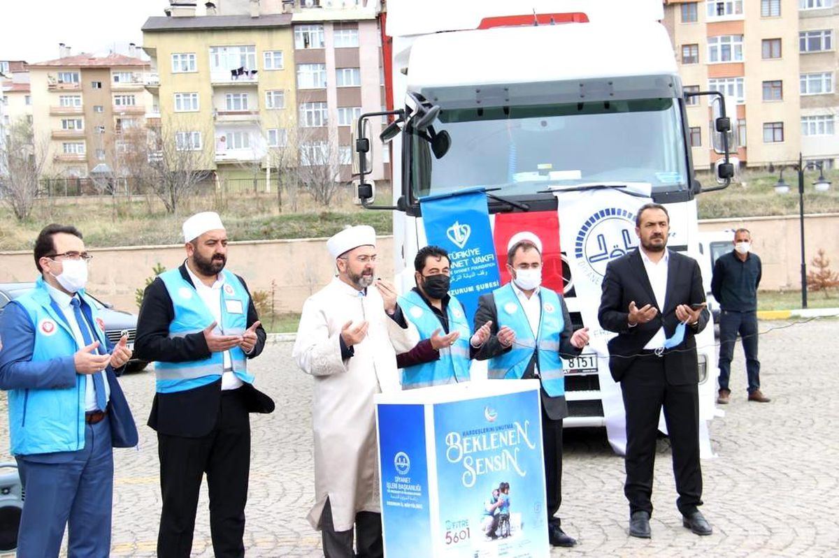 Erzurum Din Görevlileri Derneği, Ramazan\'da İdlib\'i unutmadı