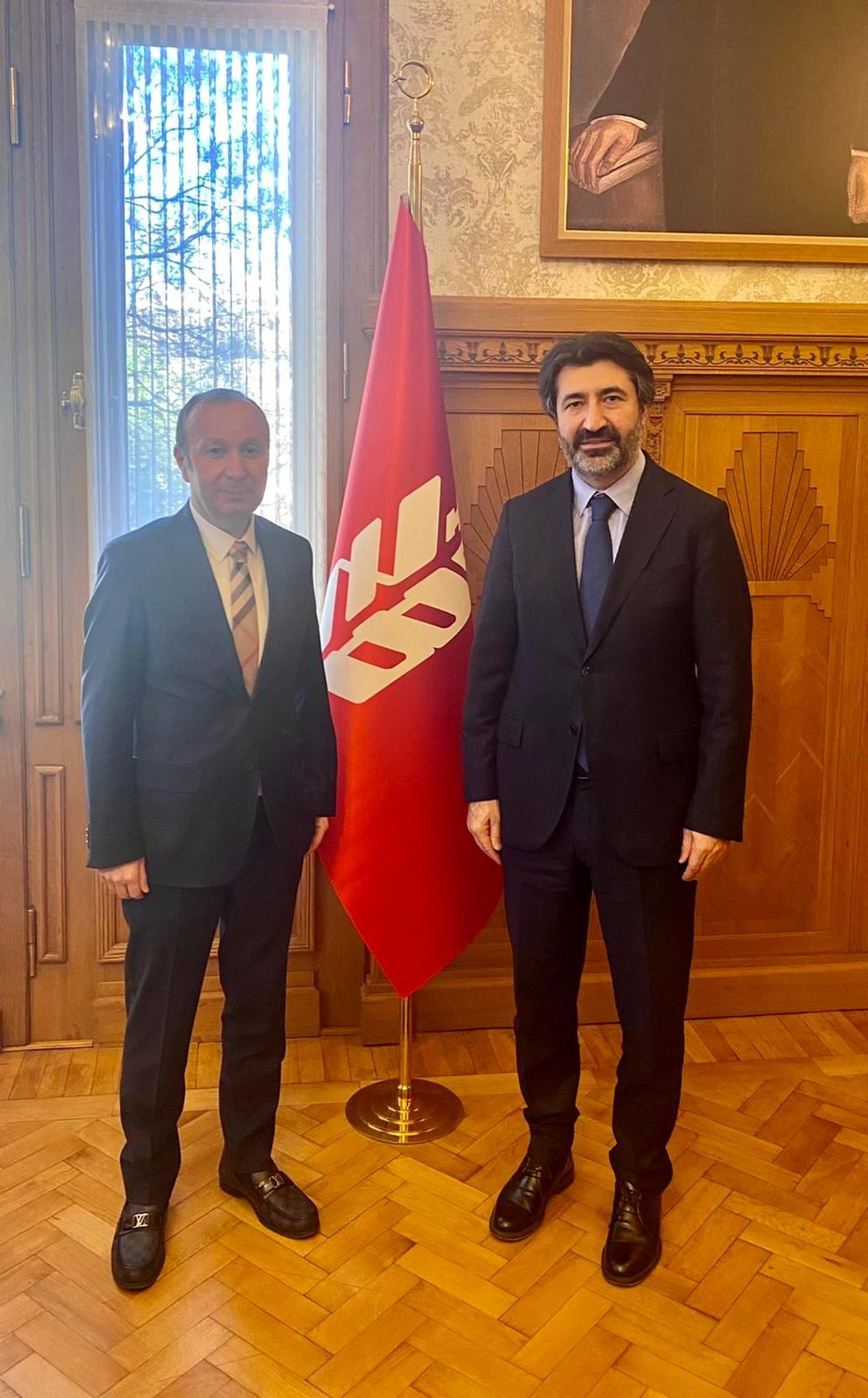 İş insanı Ulupınar\'dan TBB Başkanı Çakar\'a ziyaret