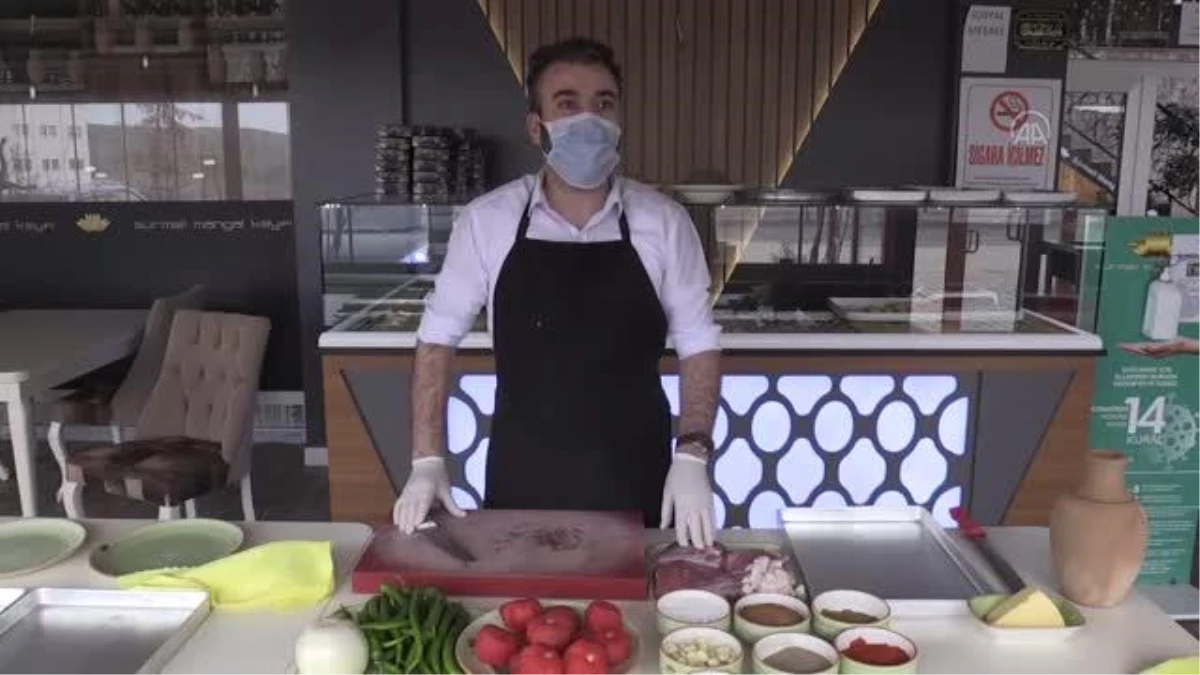 Son dakika haber: Yöresel lezzet "testi kebabı" paket servisle iftar sofralarına ulaştırılıyor