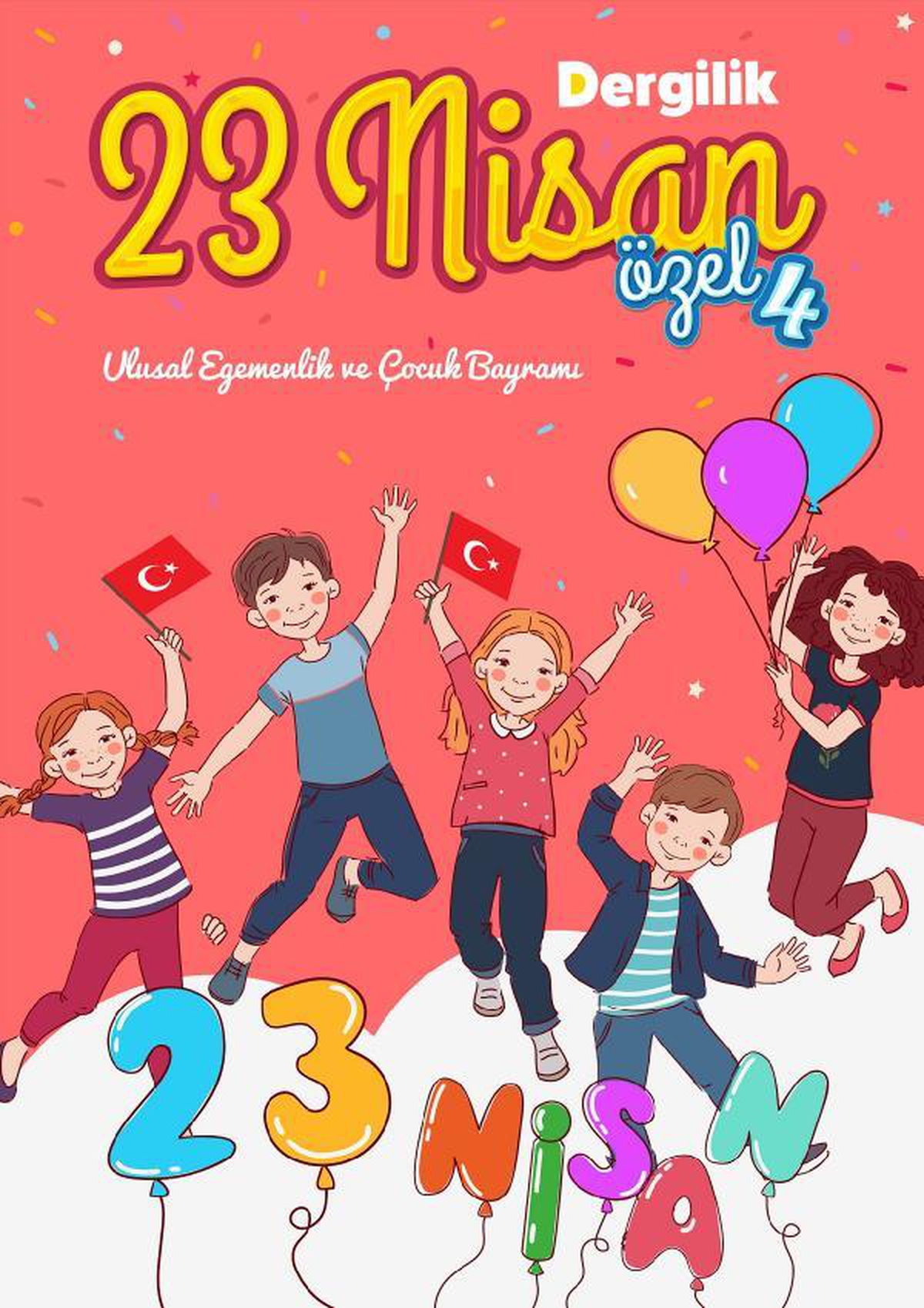 100\'den fazla çocuğun eseriyle 23 Nisan\'a özel dergi hazırlandı
