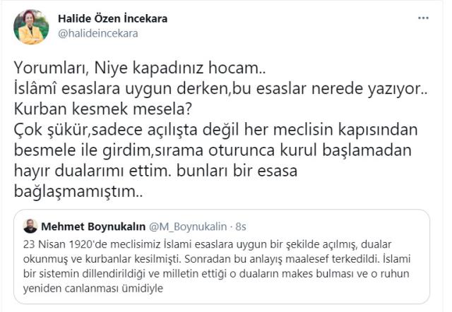 AK Partili isimden Mehmet Boynukalın'ın 23 Nisan paylaşımına tepki: Niye kapadınız hocam?