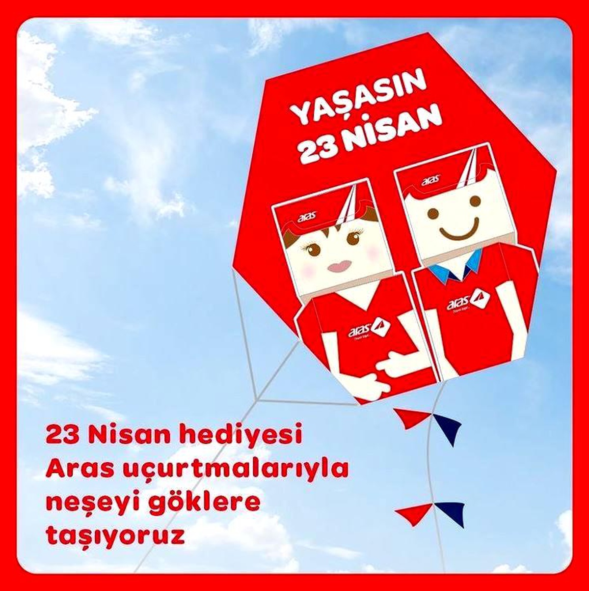 Son dakika! Çocuklara özel bir etkinlikle 23 Nisan coşkusu gökyüzünde yaşandı