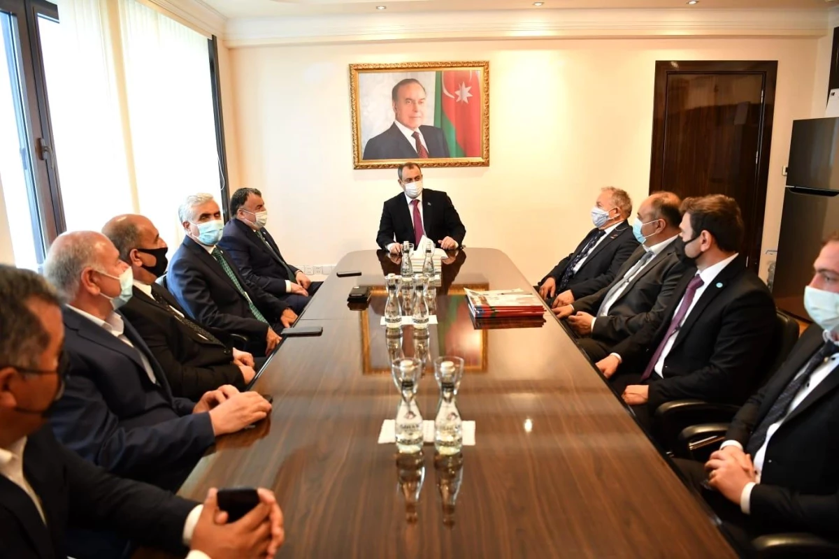 DATÜB heyeti Meclis Başkan Yardımcısı Aliyev\'i ziyaret etti