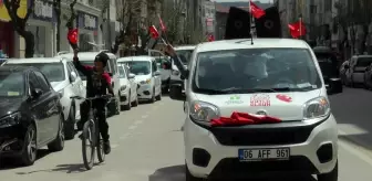 Eskişehir'de 23 Nisan konvoyu düzenlendi