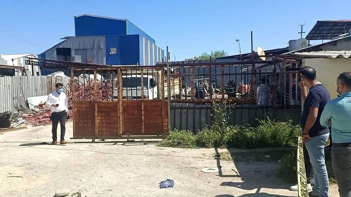 Son dakika haberi: Hatay\'da oksijen tüpü patlaması: 1 ölü