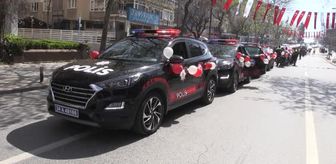 İstanbul Emniyet Müdürlüğü, 23 Nisan dolayısıyla konvoy oluşturdu
