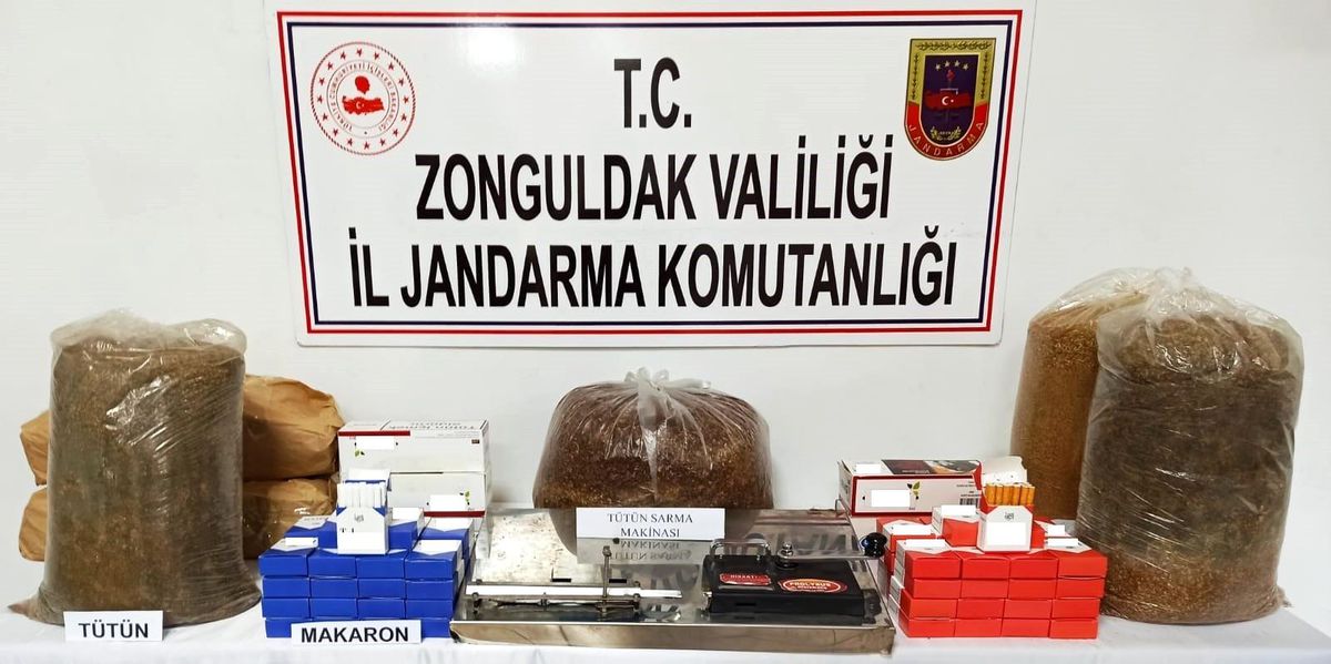 Jandarmadan kaçak tütün operasyonu