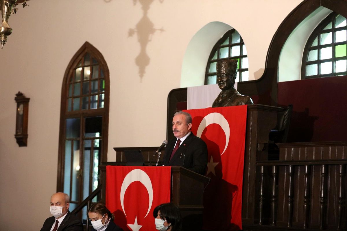 TBMM\'nin açılışının 101\'inci yıl dönümü dolayısıyla Birinci Mecliste tören düzenlendi