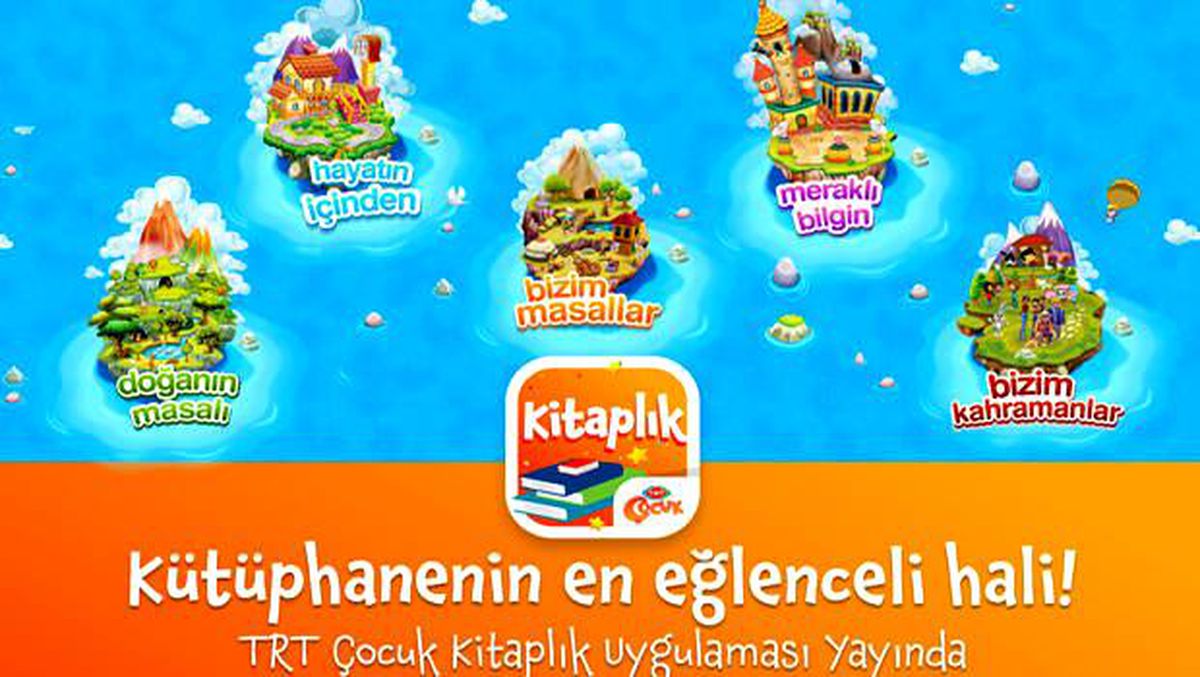 "TRT Çocuk Kitaplık" sesli kitap özelliğiyle kullanımda!