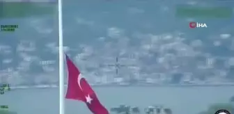 Son dakika haberi | Bakan Soylu, en büyük Türk bayrağının Polis Havacılık Daire Başkanlığı tarafından kayda alınan görüntülerini paylaştı