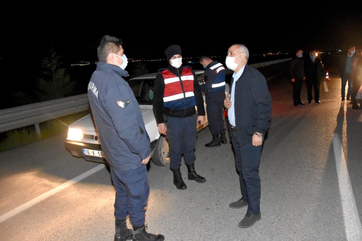 Başkan Aydın\'dan görev noktalarına ziyaret