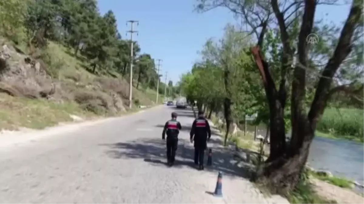 (DRONE) Turizm merkezleri sokağa çıkma kısıtlaması nedeniyle sessizliğe büründü