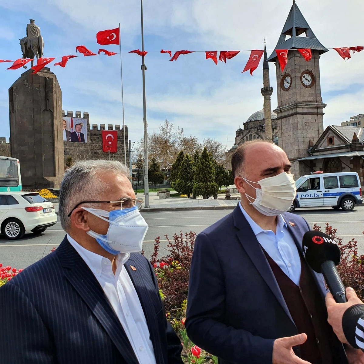 Günaydın ve Büyükkılıç\'tan korona virüs denetimi