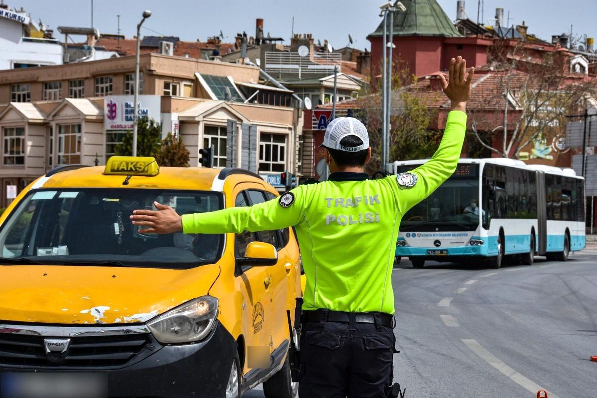 Konya\'da trafik denetimleri