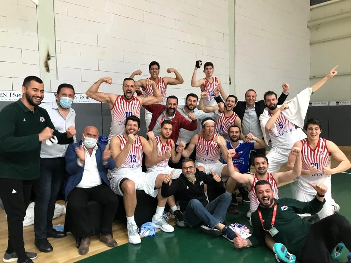 Mersin Büyükşehir Belediyesi GSK Erkek Basket Takımı, Türkiye Basketbol 1. Ligi\'ne yükseldi