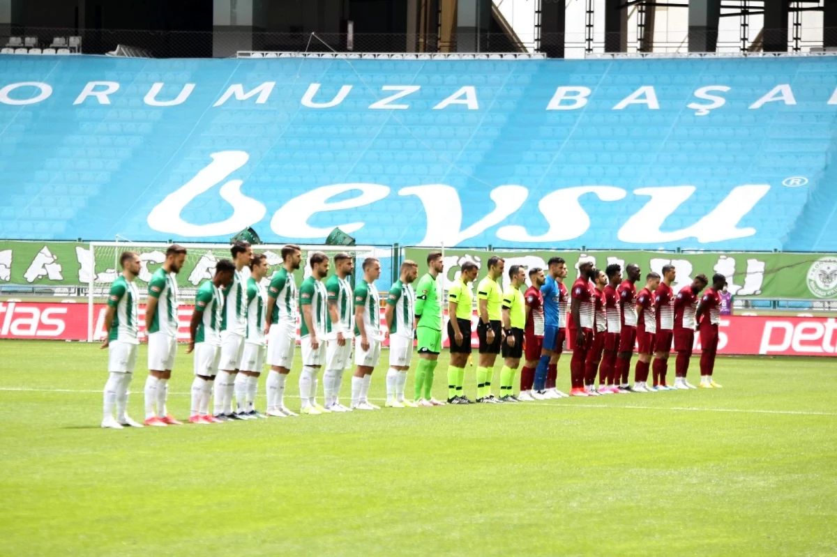 Süper Lig: Konyaspor: 0 Hatayspor: 0 (İlk yarı)