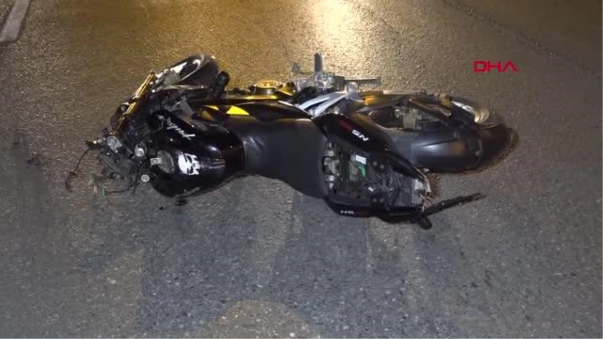 Vincin demir ayağına çarpan motosiklet sürücüsü öldü