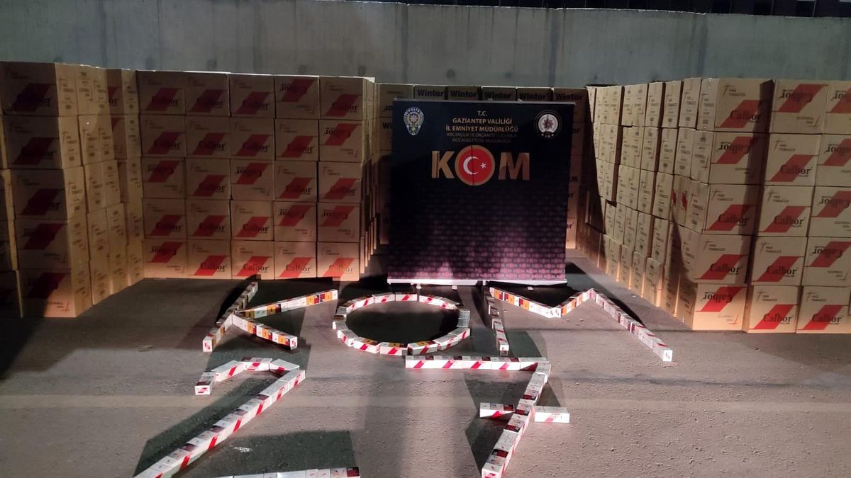Gaziantep\'te 5 milyon 930 bin makaron ele geçirildi
