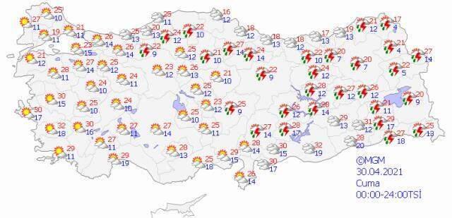 Meteoroloji 5 günlük hava tahmin raporunu açıkladı! Güneşli günler geri dönüyor