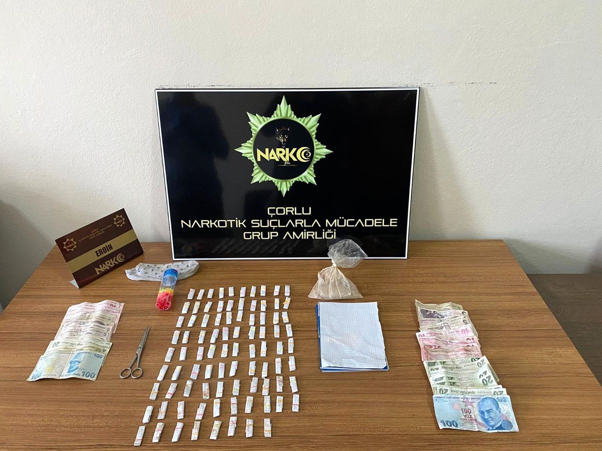 Son Dakika | Tekirdağ\'da uyuşturucu operasyonu: 3 gözaltı