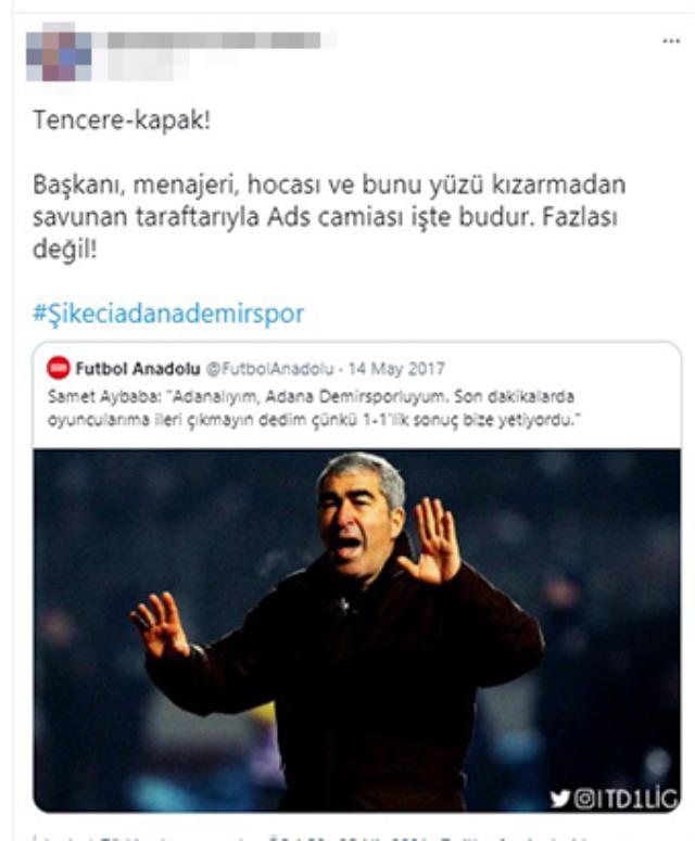 Tuzla-Adana Demir maçında şike yapılacağına yönelik binlerce Tweet atıldı, sosyal medya yangın yerine döndü