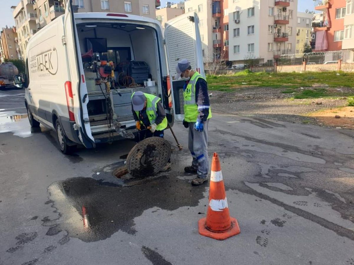 14 bin 600 adet kanalizasyon bağlantısının temizliği yapılıyor