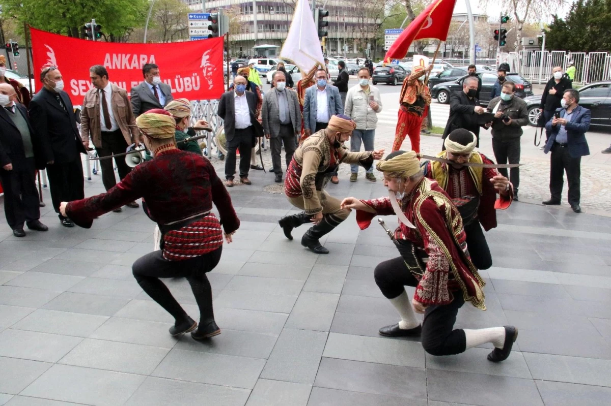 Ankara Seymenler Kulübü\'nden ABD Başkanı Biden\'a protesto