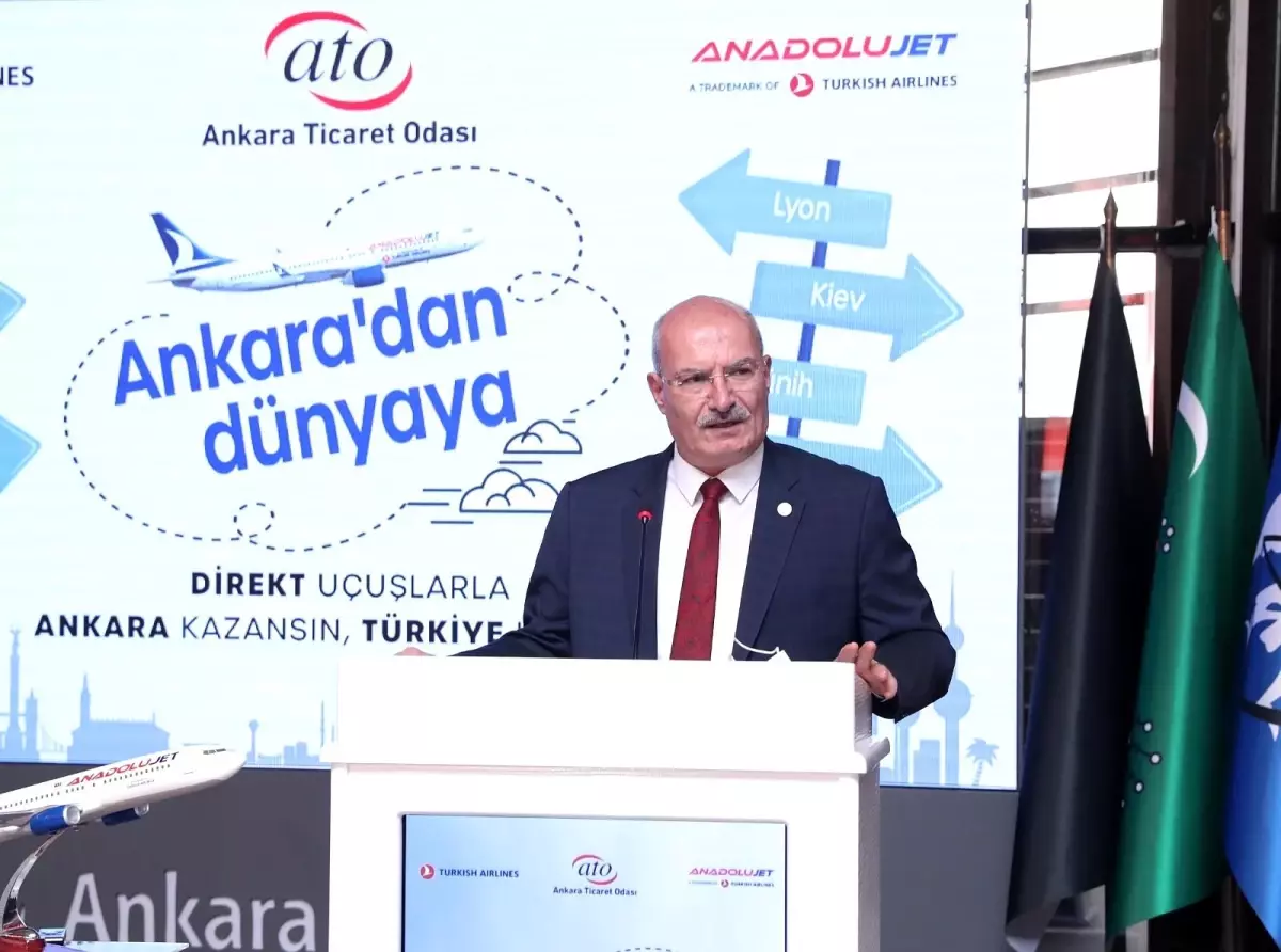 ATO\'nun ısrarları neticesinde Ankara\'dan yurtdışına 22 dış hat seferi gerçekleşecek