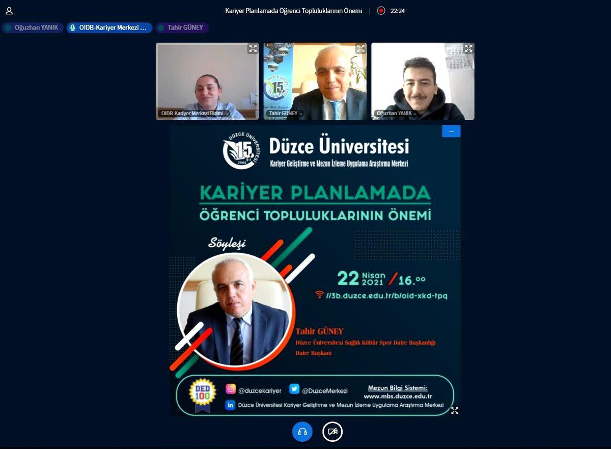 Düzce Üniversitesinde aktif 56 öğrenci topluluğu var