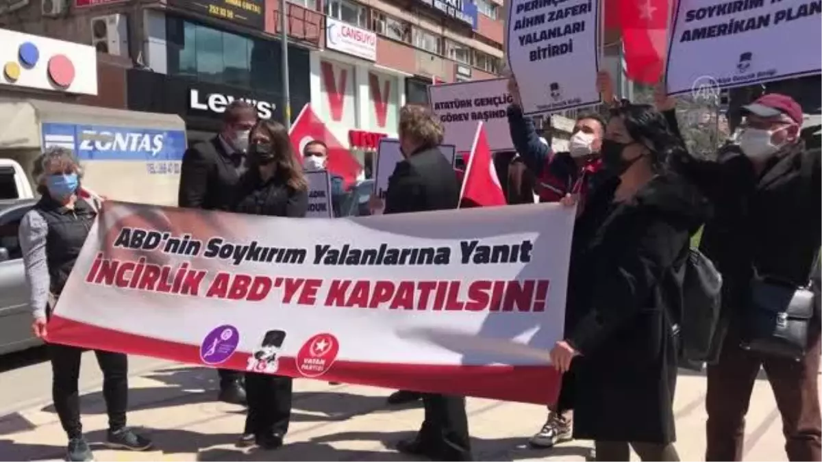 ABD Başkanı Biden\'ın 1915 olaylarını "soykırım" olarak nitelemesi protesto edildi