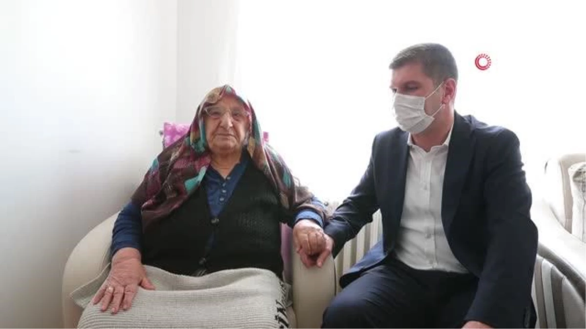 101 yaşındaki yaşlı kadına doğum günü sürprizi