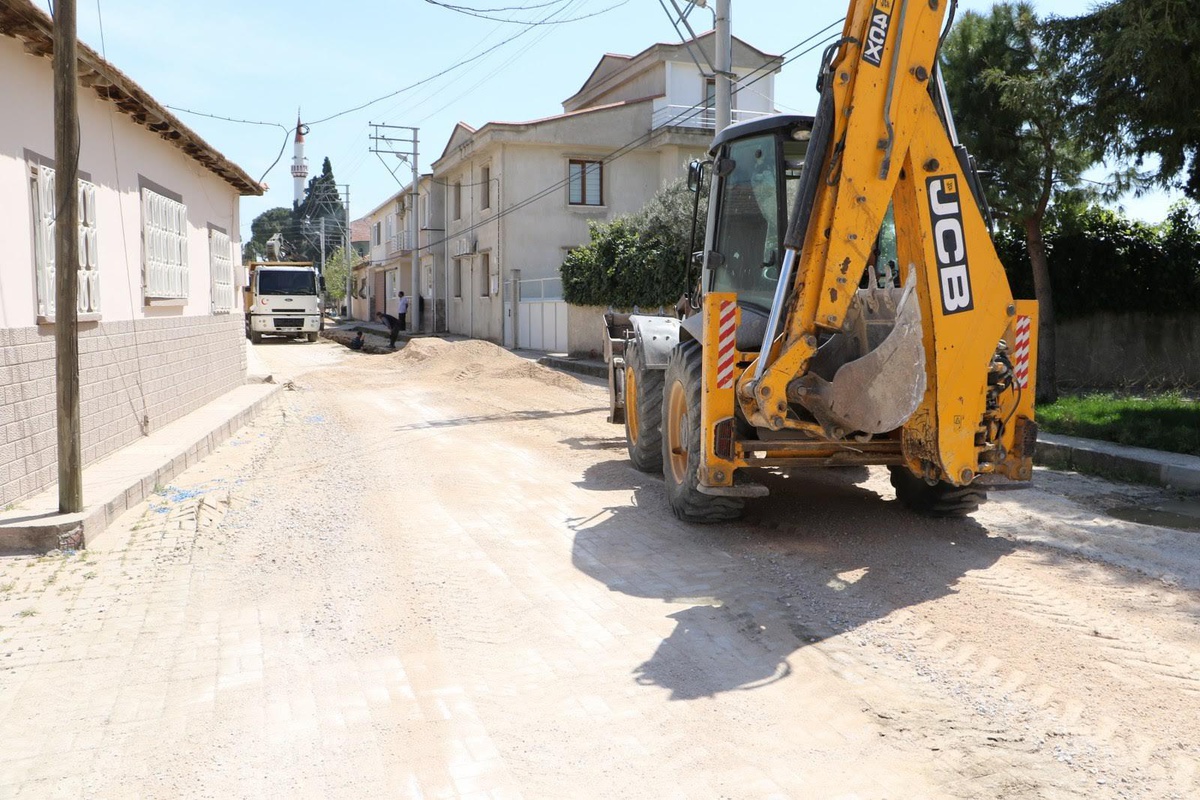 Başkan Ergün, İshakçelebi\'ye verdiği sözü yerine getiriyor