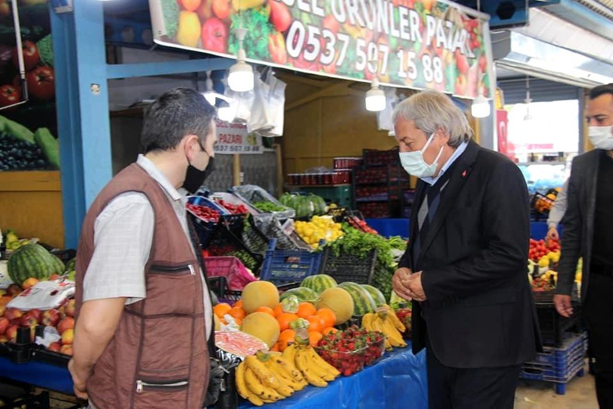 Başkan Şahin\'den pazar denetimi