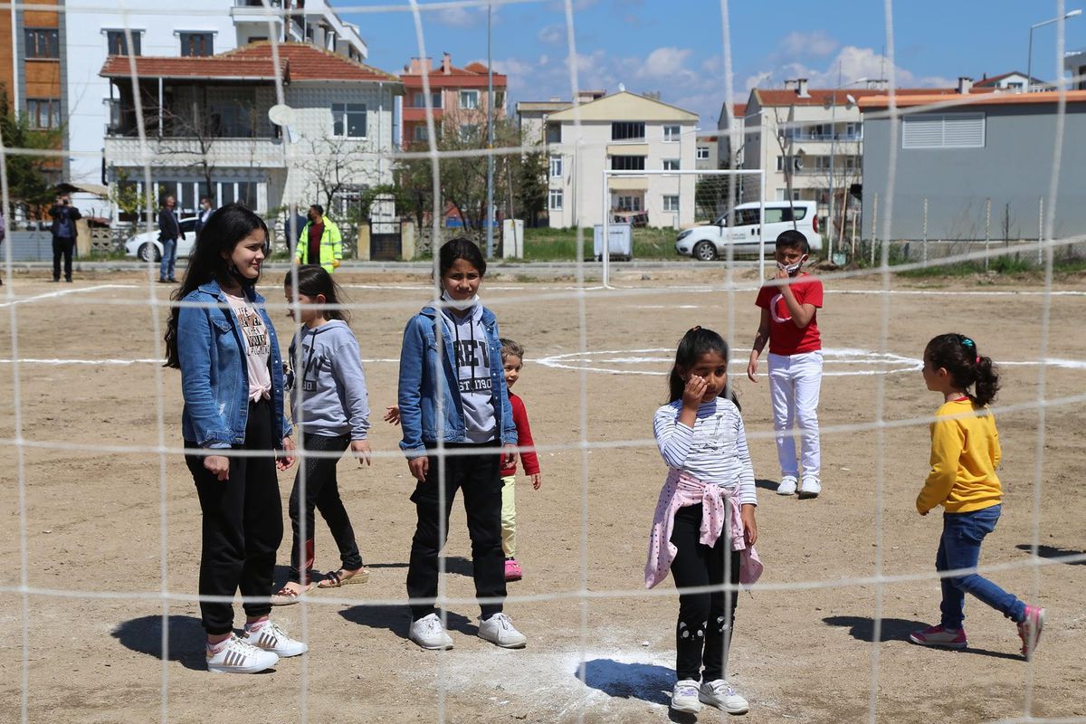 Çocuklar istedi, Başkan Kesimoğlu yaptı
