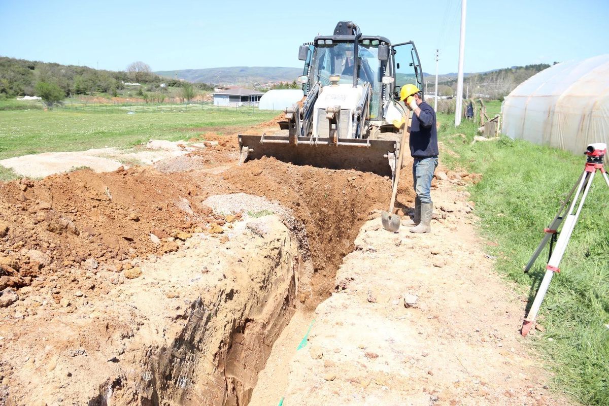 Gebze Kadıllı Köyü\'nde altyapı çalışması